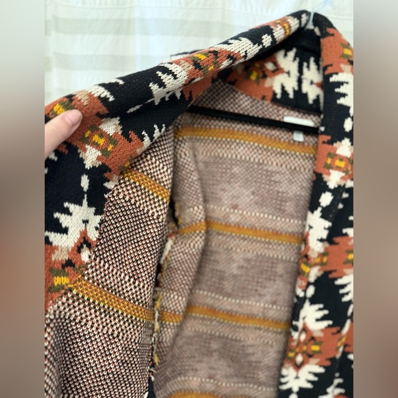 EUC Lucky Brand fair isle open cardigan sz Medium - Picture 11 of 16